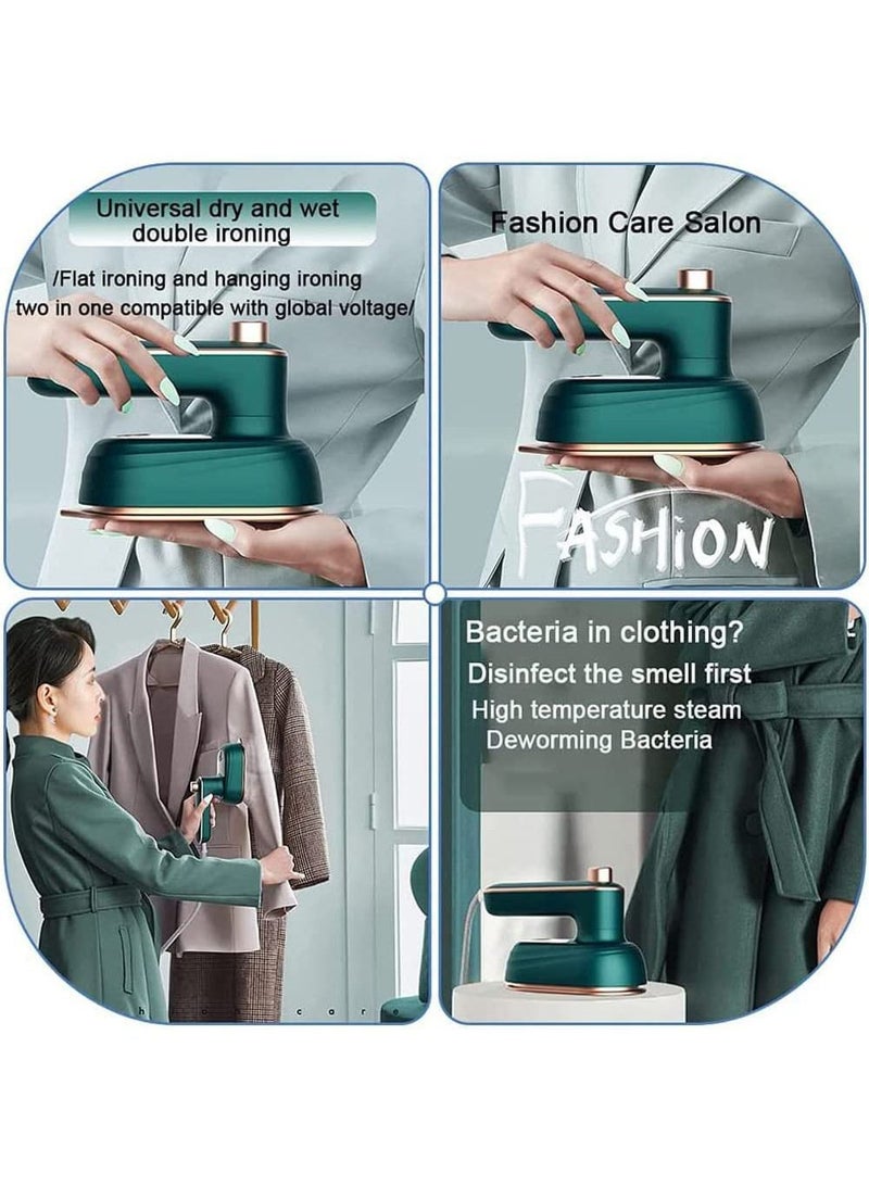 Handheld Garment Ironing Machine, Portable Foldable Handheld Garment Ironing Machine, 180° Rotatable Rotating Fabric Remove Clothes Wrinkles Garment Ironing Machine