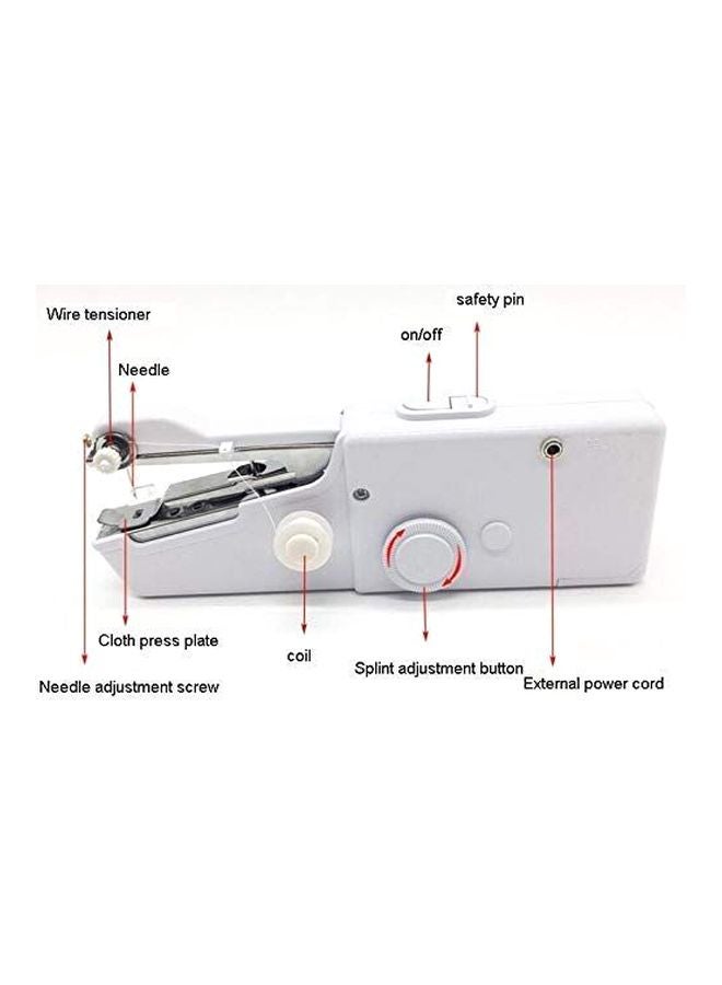 Portable Mini Sewing Machine 111283 White