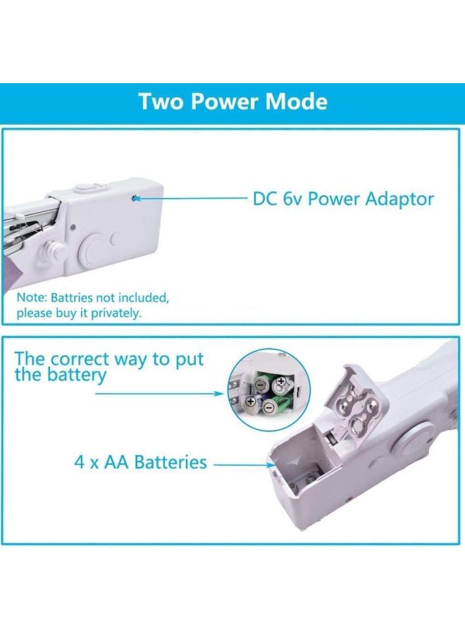 Portable Mini Sewing Machine 111283 White