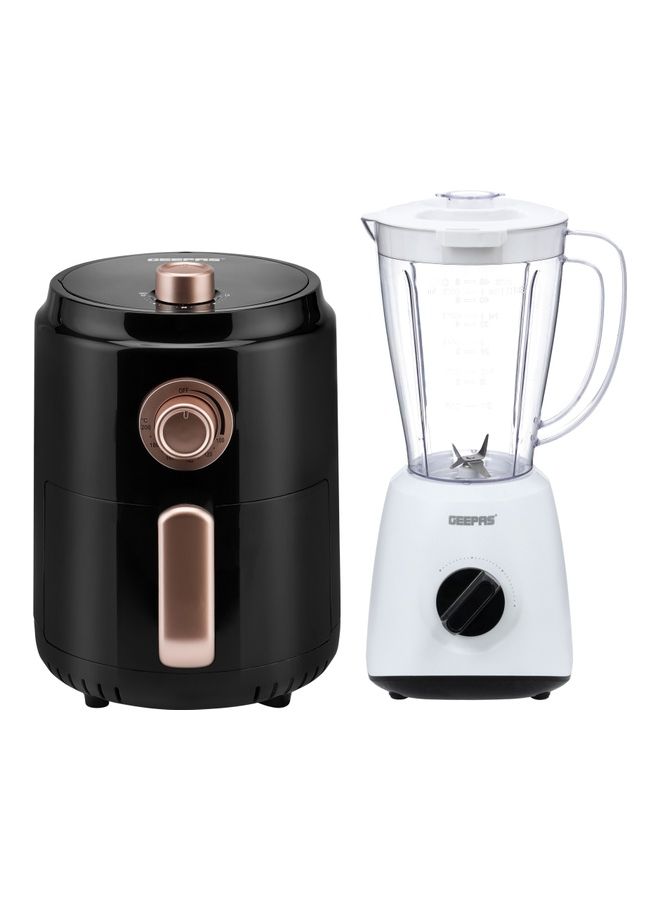 Air Fryer with Two Speed Multi Functional Blender 1.8 L 1500.0 W GAF37516/GSB9894 Black/White