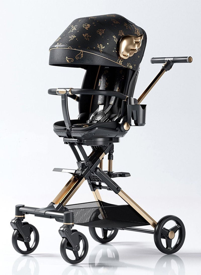 Lightweight Stroller with Aluminum Frame Infant Stroller for Newborn Babies Premium Quality fold Reversible