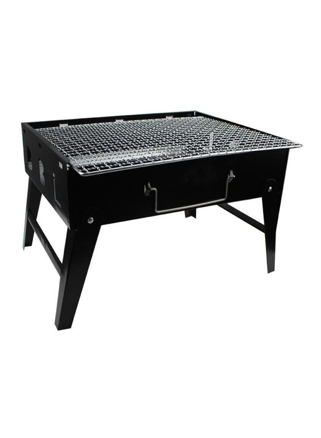 Portable Charcoal Barbeque Grill Black 35x27x20centimeter