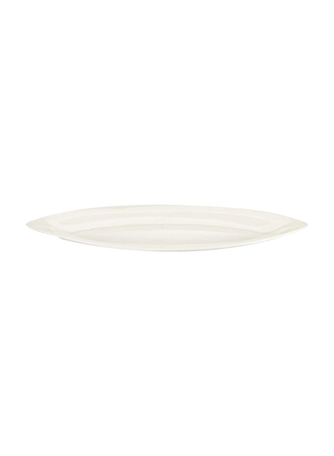 Porcelain Fish Platter White 64cm