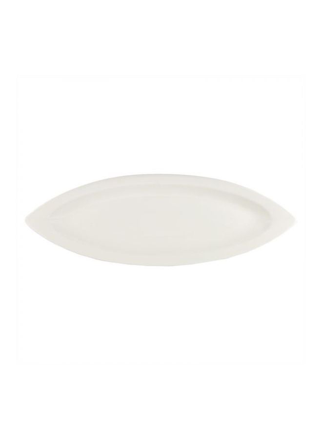 Porcelain Fish Platter White 64cm