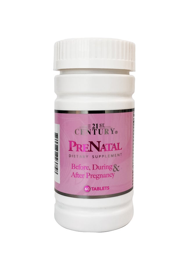 PreNatal With Folic Acid - 60 Tablets