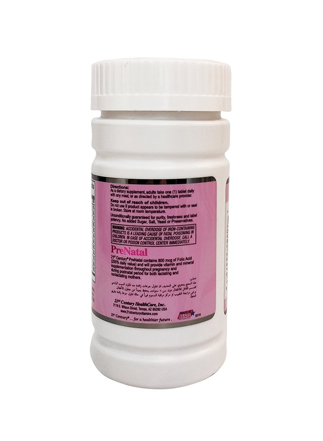 PreNatal With Folic Acid - 60 Tablets