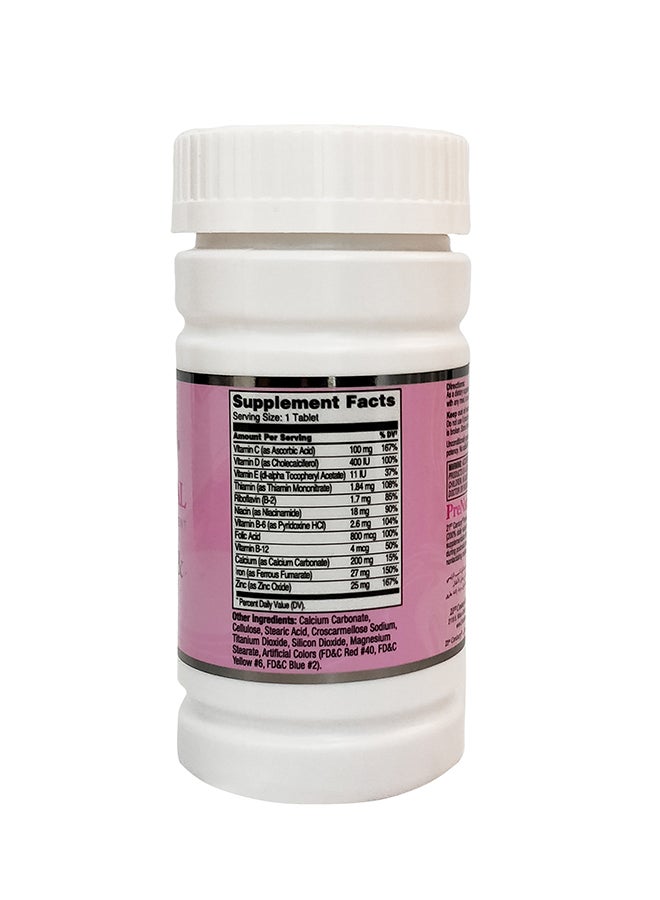 PreNatal With Folic Acid - 60 Tablets