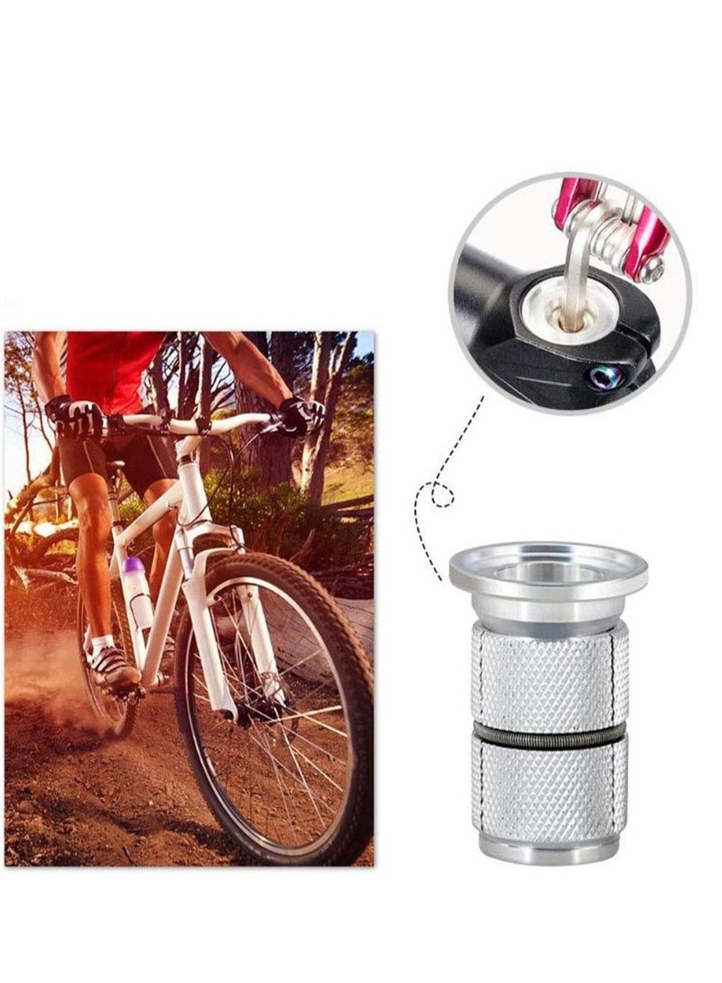 Bike Headset Top Cover Expander Plug Aluminum Alloy Stem Headset Replacement for MTB BMX Mountain Road Bike Cycle