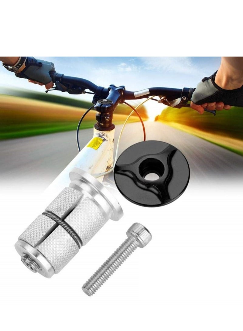 Bike Headset Top Cover Expander Plug Aluminum Alloy Stem Headset Replacement for MTB BMX Mountain Road Bike Cycle