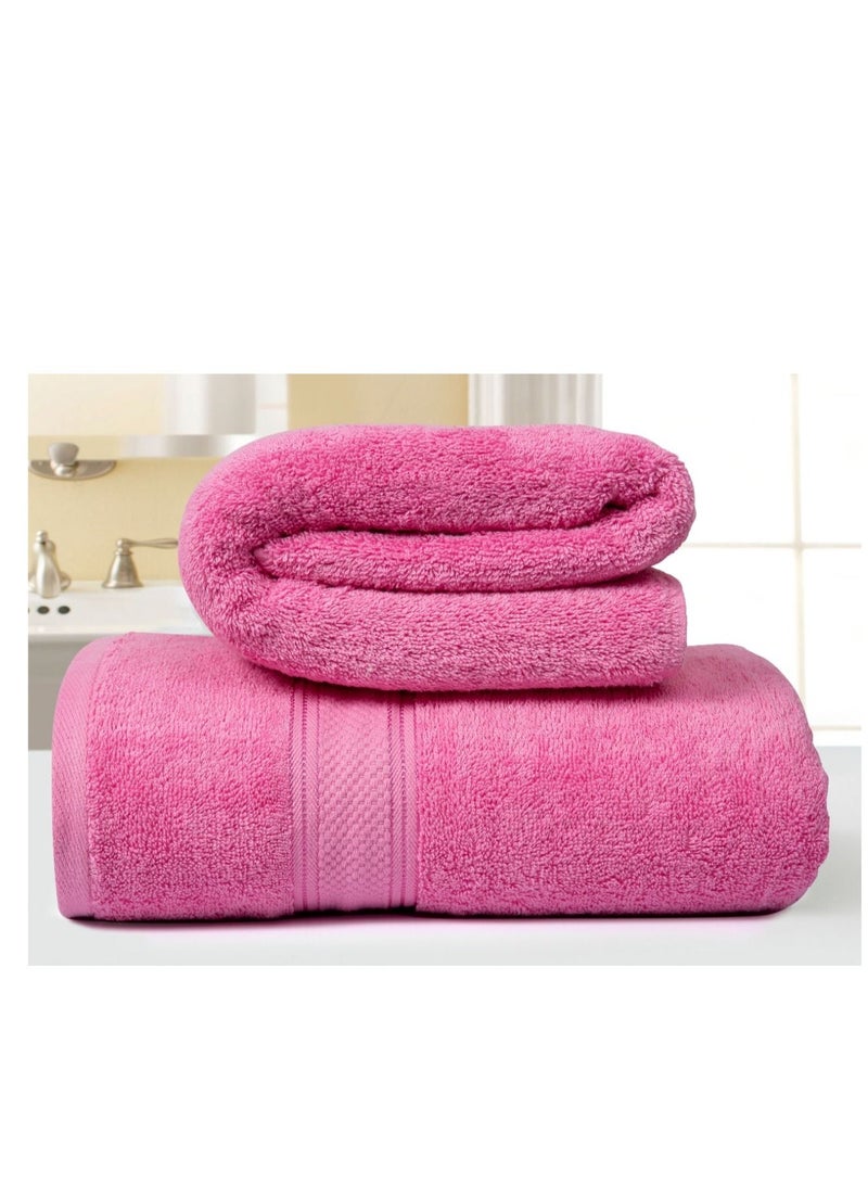 Bliss Casa Cove 100% Cotton Bath Towels (4 Pack, 50 x 90 CM) 500 GSM Cotton Bath Towel Set for Home, Hotels, Pool & Beach