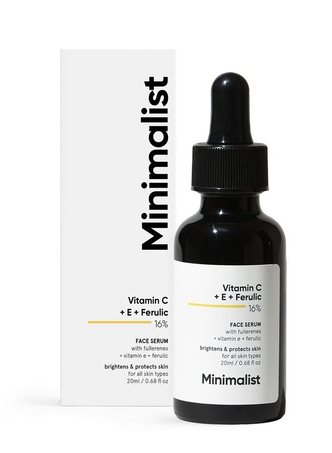16% Vitamin C Serum With Vitamin E & Ferulic acid for Glowing Skin (20 ml)