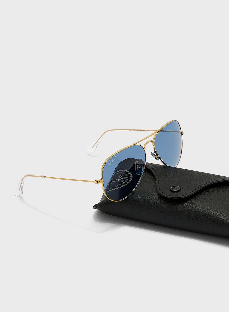 0Rb3025 Aviator Large Metal Sunglasses