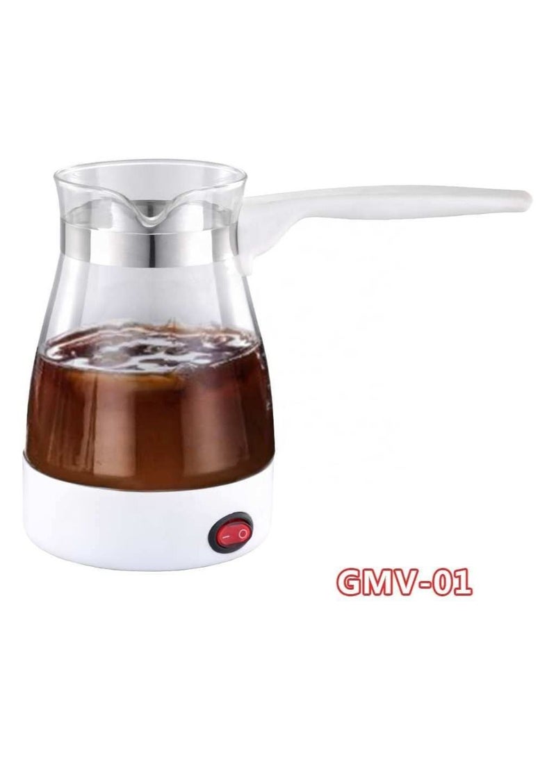 Electric Coffee Makers Mini Coffee Machine Coffee Maker Portable Electrical Coffee Pot Boiled Milk Coffee Kettle Electric Turkish Coffee multi color single piece