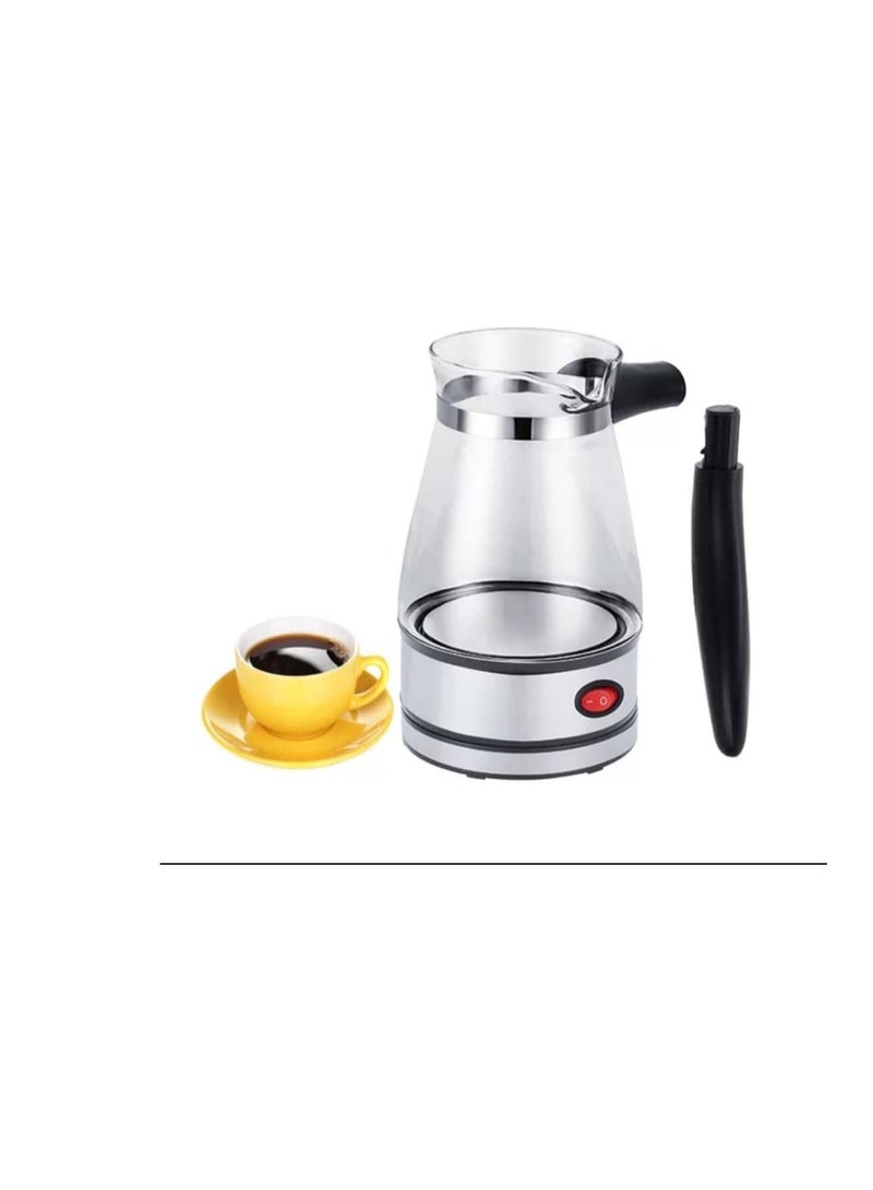 Electric Coffee Makers Mini Coffee Machine Coffee Maker Portable Electrical Coffee Pot Boiled Milk Coffee Kettle Electric Turkish Coffee multi color single piece