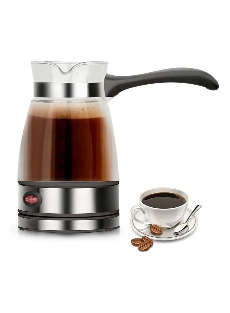 Electric Coffee Makers Mini Coffee Machine Coffee Maker Portable Electrical Coffee Pot Boiled Milk Coffee Kettle Electric Turkish Coffee multi color single piece