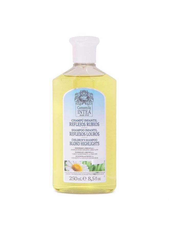 Camomila Kids Shampoo for Blonde Highlights – 8.5Oz Chamomile Shampoo Hair Lightener for Kids – Natural Extract Toddler Shampoo with No Silicones, Parabens