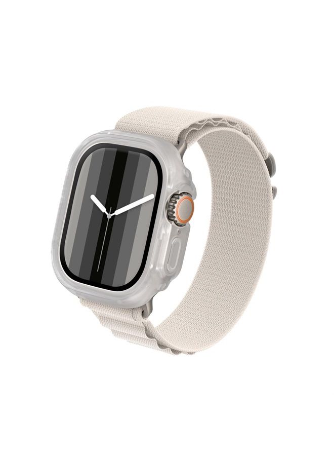 RHINOSHIELD Bumper Case Compatible with Apple Watch Ultra - [49mm] | Slim Protective Cover - Lightweight, Shock Absorbent, Non-Slip - Transparent