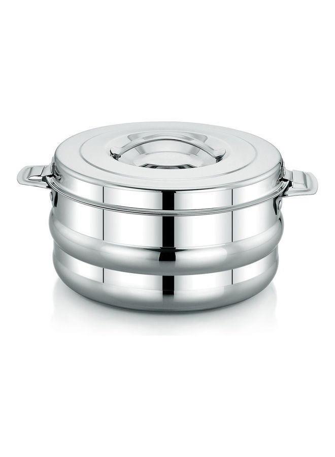 Galaxy Double Wall SS Hot Pot Silver