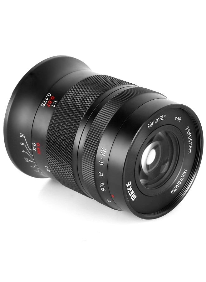 60mm f2.8 Large Aperture APS-C Frame Manual Focus Prime Fixed Lens Compatible with Fujifilm Mirrorless Camera Such as X-T1 X-T2 X-T3
