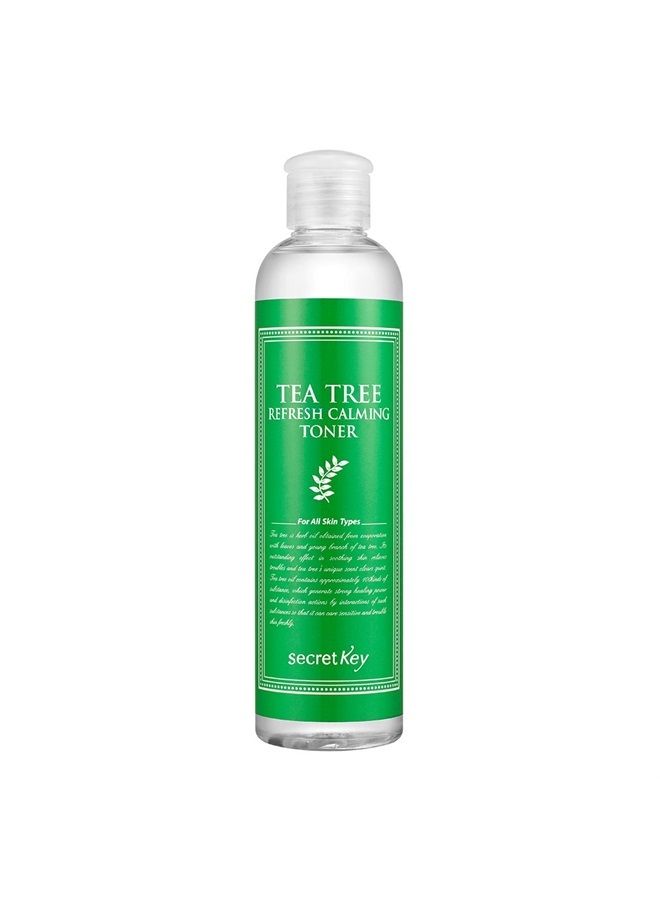 [SECRET KEY] Tea Tree Refresh Calming Toner 248ml - Reducing Sebum Production, Containing 15 Kinds of Botanical Extract