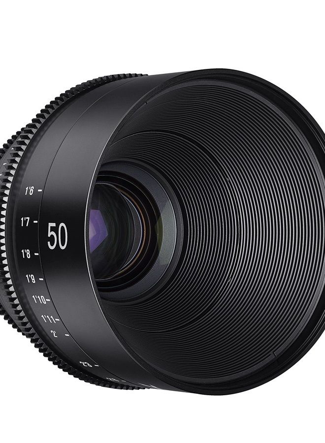 Xeen XN50-C 50mm T1.5 Professional Cine Lens for Canon EF,Black