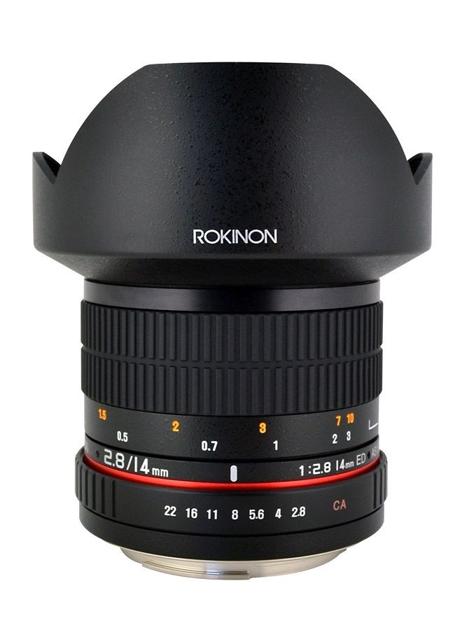 FE14M-P 14mm F2.8 Ultra Wide Fixed Lens for Pentax (Black)