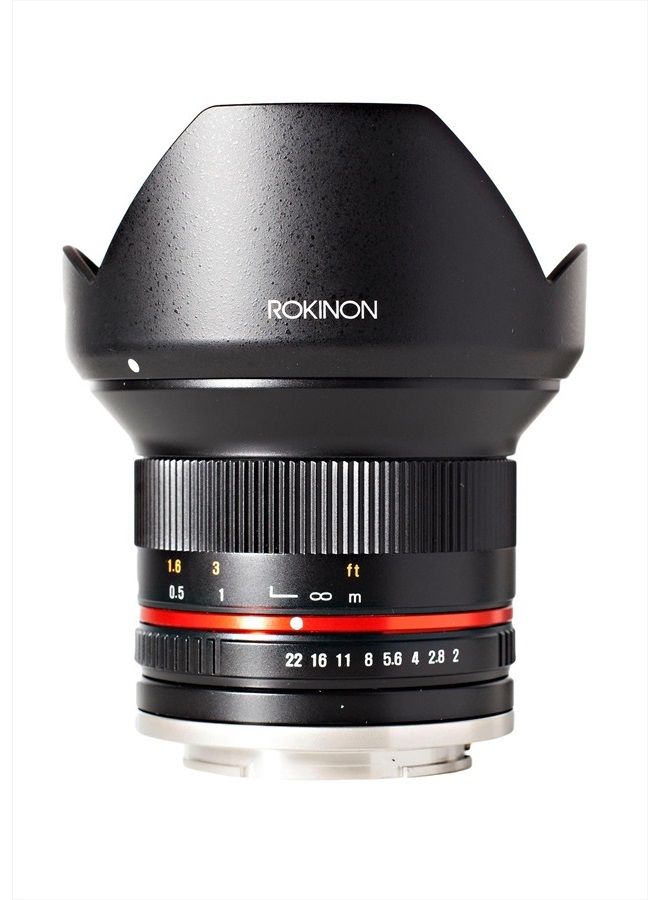 12mm F2.0 NCS CS Ultra Wide Angle Lens Sony E-Mount (NEX) (Black) (RK12M-E)