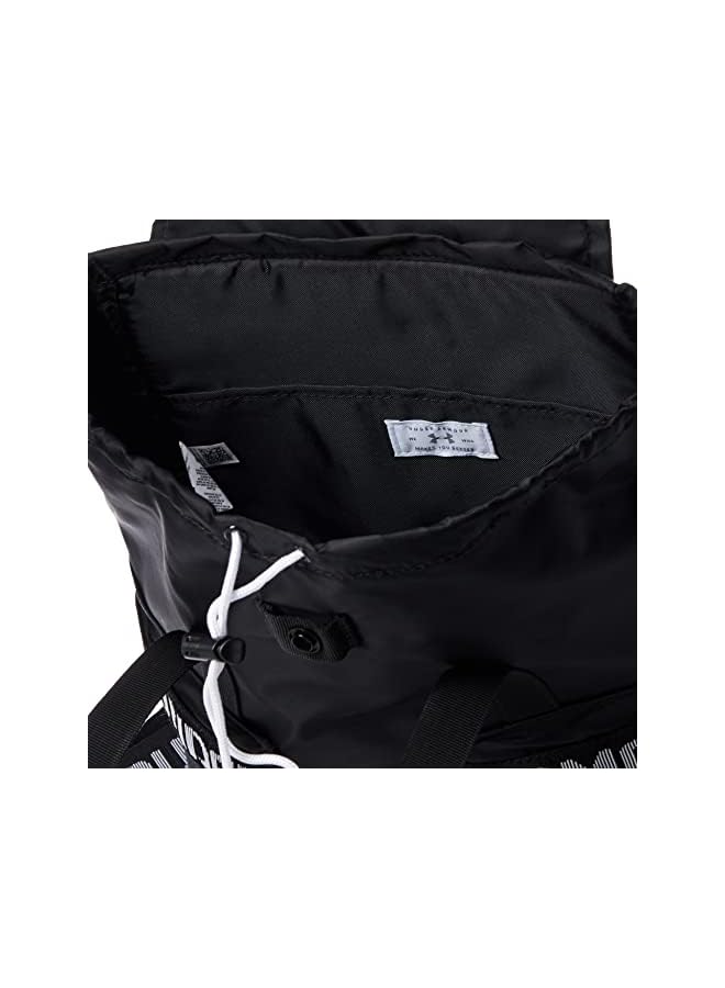 Armour UA Favorite Women's Backpack, Black / Black / White, Size OSFM