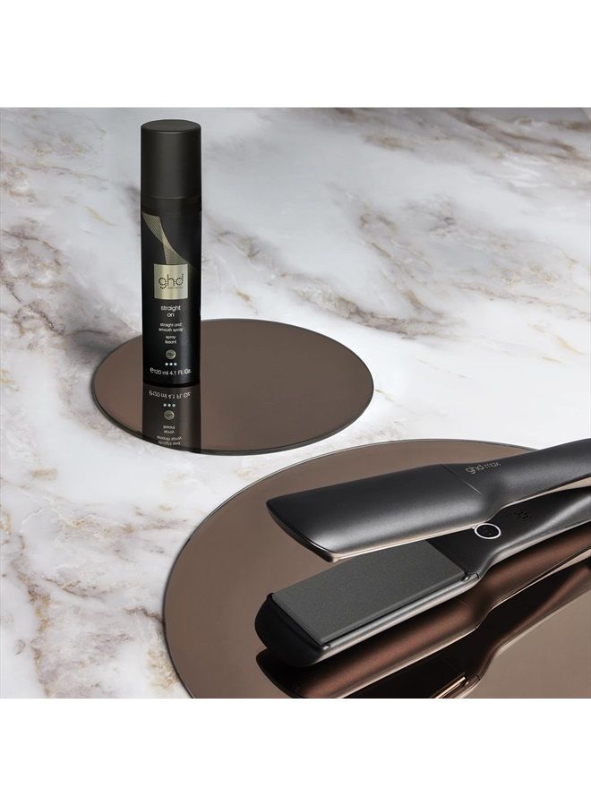 Straight On Heat Protectant for Hair ― Straight & Smooth Hair Spray, Heat Protection System to Strengthen and Smooth Hair for Anti-Frizz Styling ― 4.1 fl. Oz.