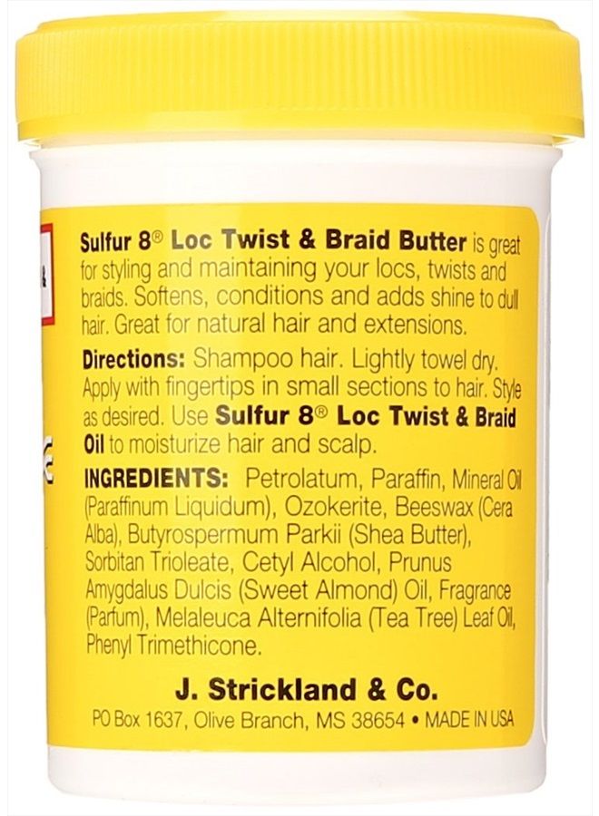 Loc Twist and Braid Butter, 4 Ounce