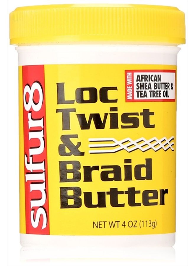 Loc Twist and Braid Butter, 4 Ounce