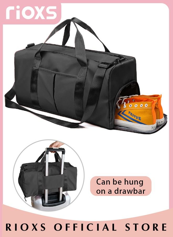Gym Sacks,Gym Bag With Shoes Compartment,Portable Handbag/Shoulder Bag, For Men Womenl,Large Capacity Luggage Bag For Fitness Travel Sport Yoga,Outdoor Sport Duffel Bag