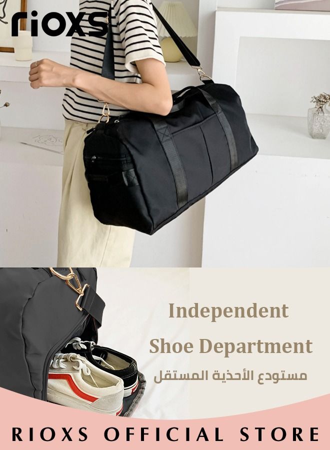 Gym Sacks,Gym Bag With Shoes Compartment,Portable Handbag/Shoulder Bag, For Men Womenl,Large Capacity Luggage Bag For Fitness Travel Sport Yoga,Outdoor Sport Duffel Bag