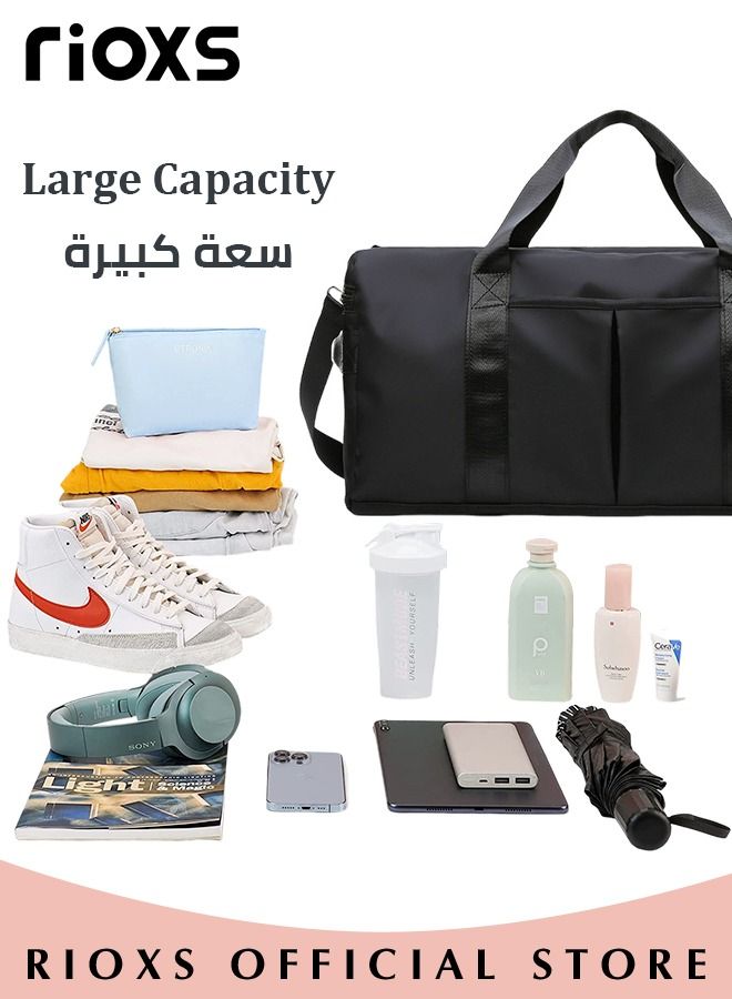 Gym Sacks,Gym Bag With Shoes Compartment,Portable Handbag/Shoulder Bag, For Men Womenl,Large Capacity Luggage Bag For Fitness Travel Sport Yoga,Outdoor Sport Duffel Bag