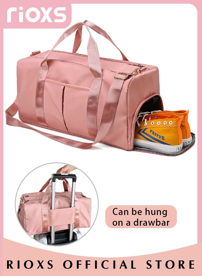 Gym Sacks,Gym Bag With Shoes Compartment,Portable Handbag/Shoulder Bag, For Men Womenl,Large Capacity Luggage Bag For Fitness Travel Sport Yoga,Outdoor Sport Duffel Bag