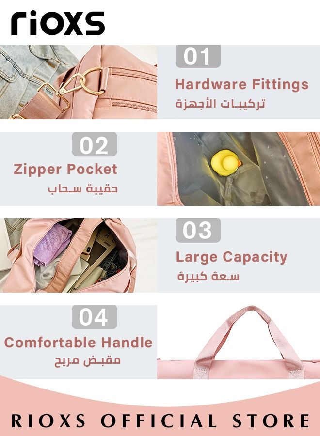 Gym Sacks,Gym Bag With Shoes Compartment,Portable Handbag/Shoulder Bag, For Men Womenl,Large Capacity Luggage Bag For Fitness Travel Sport Yoga,Outdoor Sport Duffel Bag