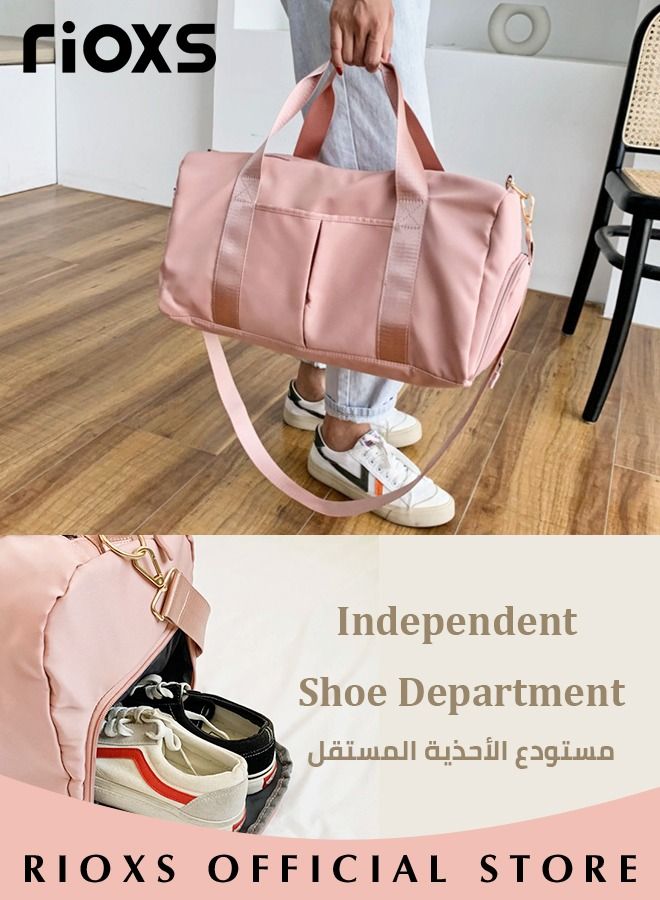 Gym Sacks,Gym Bag With Shoes Compartment,Portable Handbag/Shoulder Bag, For Men Womenl,Large Capacity Luggage Bag For Fitness Travel Sport Yoga,Outdoor Sport Duffel Bag
