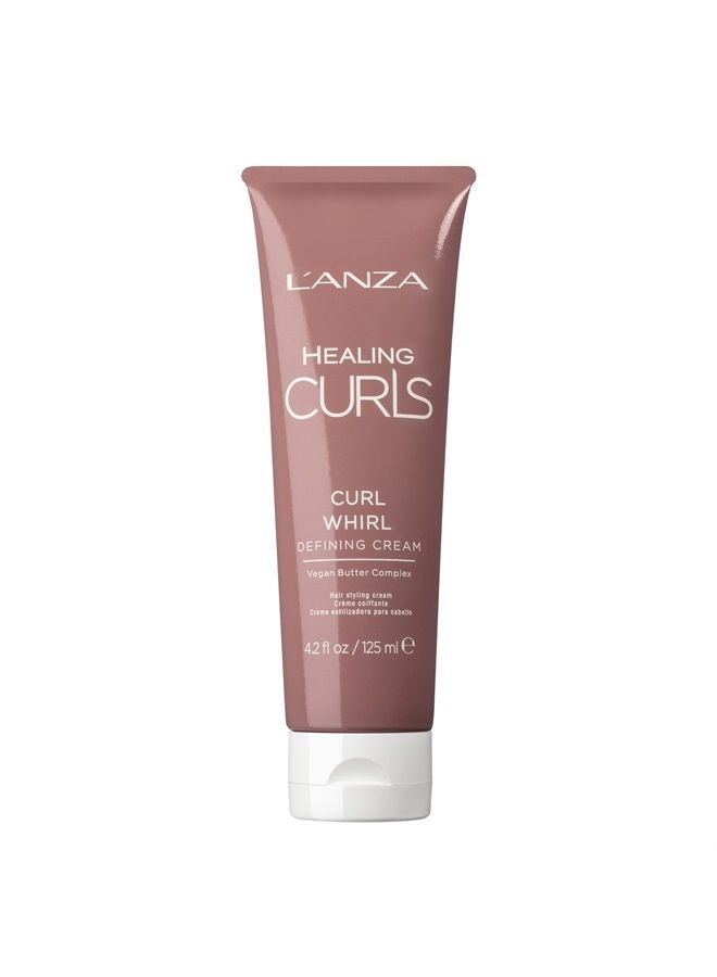 Curl Whirl Defining Creme - Curls Hair Product for Defining Curls and Waves and Preventing Frizz and Flyaways, with Sulphate Free, Paraben Free Formula (4.2 Fl Oz)