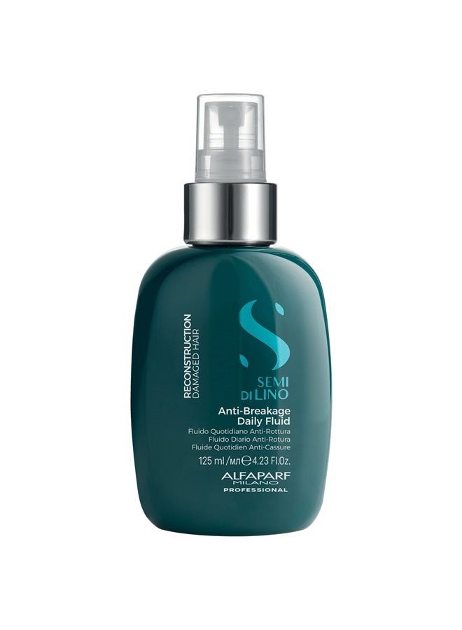 Semi di Lino Reconstruction Reparative Anti-Breakage Daily Fluid for Damaged Hair - Repairs, Detangles, Protects, Adds Shine - Vegan Formula - 4.23 fl. oz.