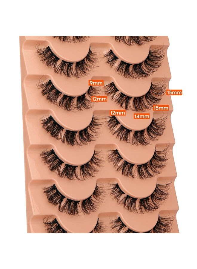 Natural Cluster Lashes D Curl Eyelash Extensions Wispy Individual Lashes Strips False Eyelashes DIY Lash Extensions Multipack by Eefofnn