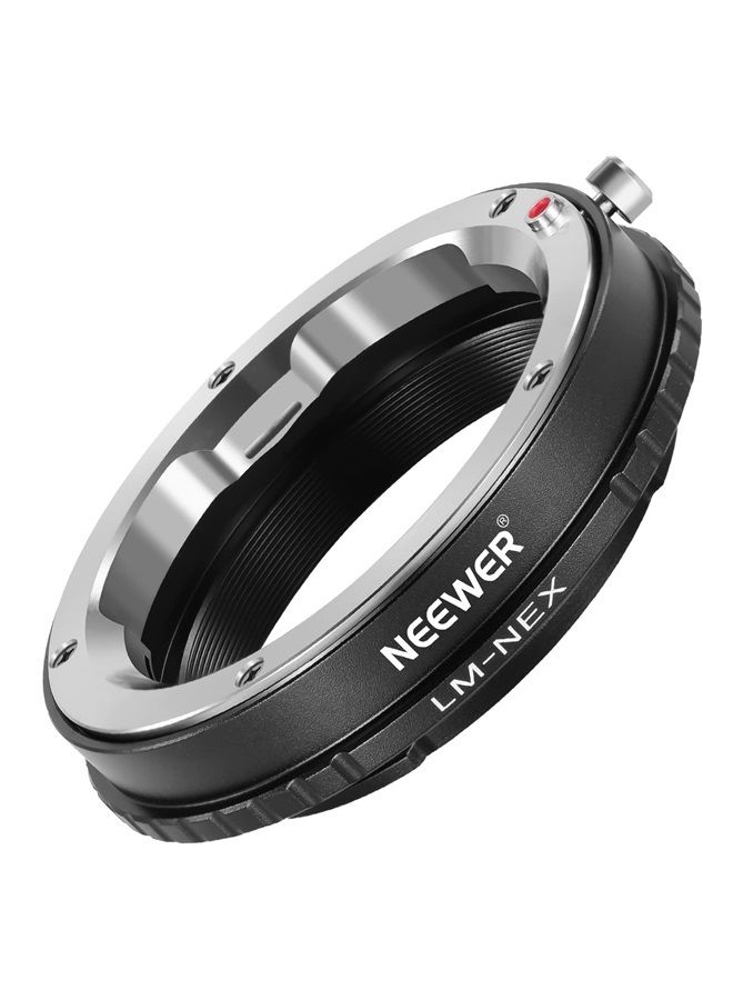 NEEWER Lens Mount Adapter Manual Focus Ring Compatible with Leica M Mount Lens to Sony E Mount Camera, Compatible with Sony A1 A9 A7 A7C A7R A7S A6600 A6400 A5000 NEX-7 NEX-6 NEX-5 ZV-E10 FX30