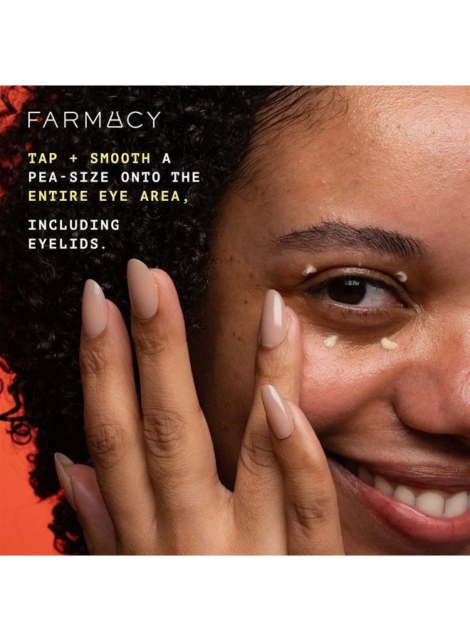 Wake Up Honey Eye Cream for Dark Circles and Puffiness - Under Eye Cream for Wrinkles and Bags Under Eyes - Formulated with Caffeine & Vitamin C