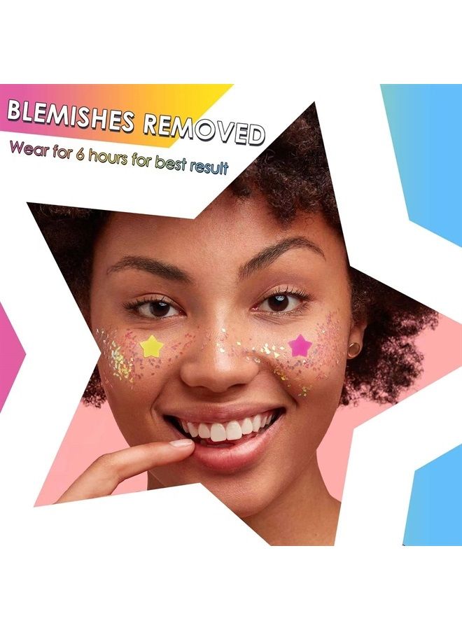 Star Pimple Patch-Spot Cover - Hydrocolloid Acne Pimple Patches (120 Patches) - Star Shape Blemish Patches- Cute Zit Patches for Face Sticker Skincare