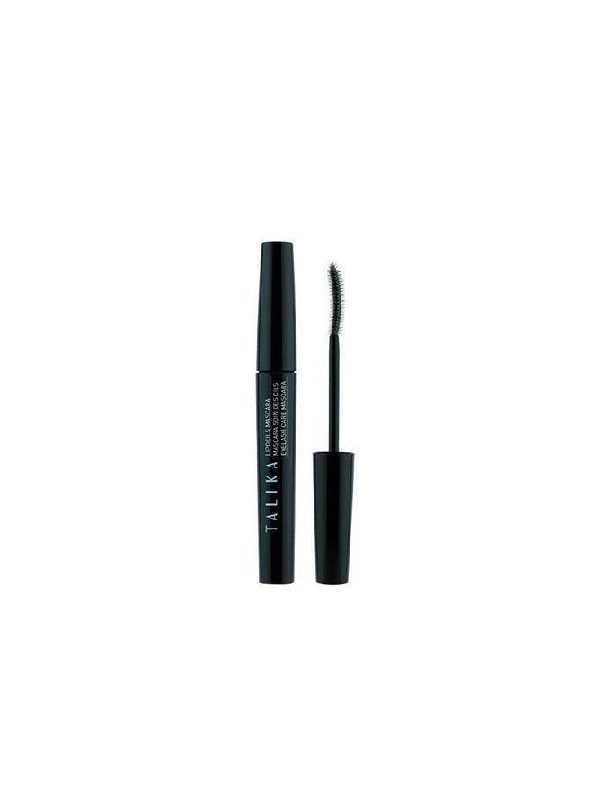 Lipocils Water Resistant Mascara - Black- Non-Smudge Formula, Natural Lash Enhancement, Quick Definition, Improved Lashes in 14 Days, Volumizing, Strengthening, Curling, Darkens Over Time