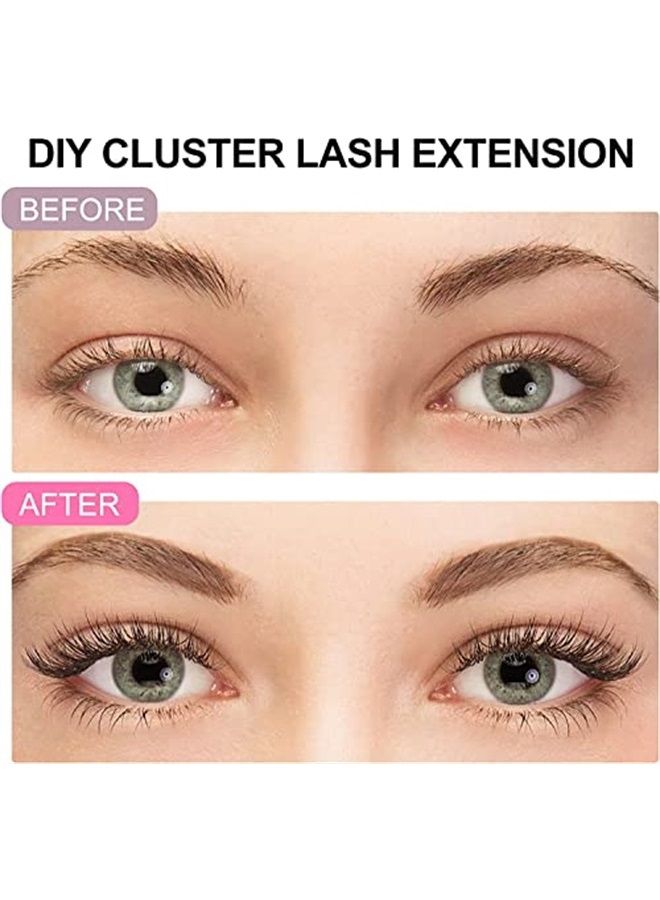 Fenshine Cluster Eyelash Extensions 240pcs 20D/40D Cluster Eyelashes Mixed, Natural False Eyelashes Cluster Soft Individual Lashes Clusters