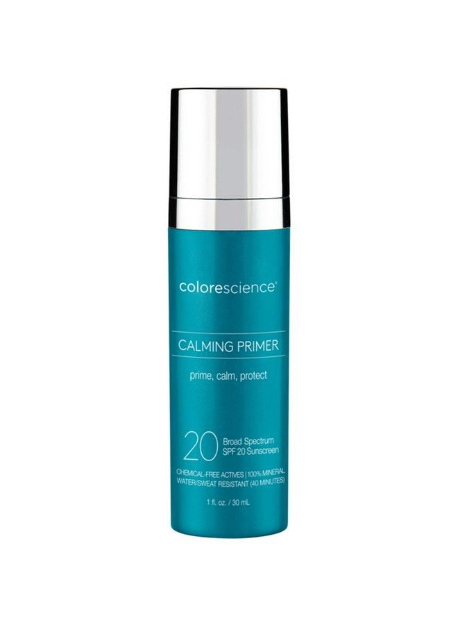 Calming Perfector Face Primer Water Resistant Mineral Sunscreen Broad Spectrum 20 Spf Uv Skin Protection 1 Fl Oz