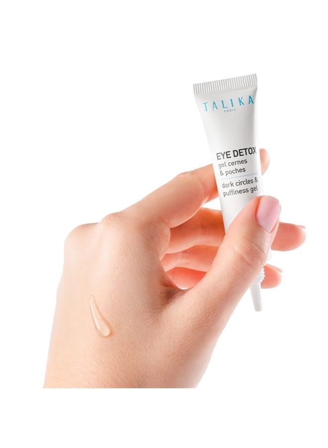 Eye Detox Gel - Dark Circles & Puffiness Gel, Quick-Absorbing Eye Care, New Caffeinated Blend, Depuffing, Brightening, Instantly Awakened Eye Contour, Anti-Dark Circles 0.33 Oz