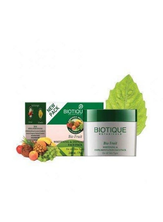 Bio Fruit Whitening And Depigmentation Face Pack (75G) Pack Of 3