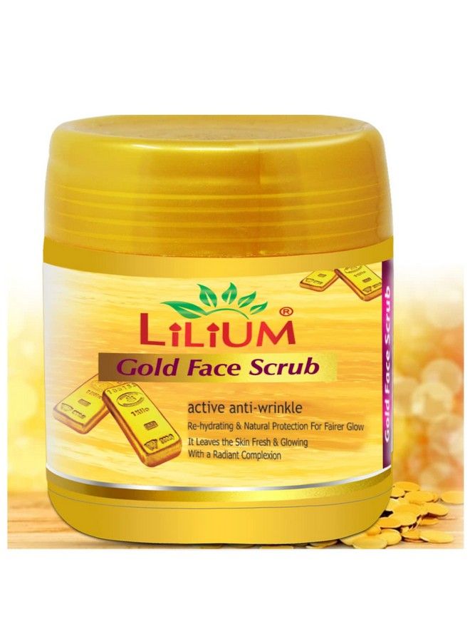 Gold Face Scrub Active Antiwrinkle For Fairer Glow (500 Ml)
