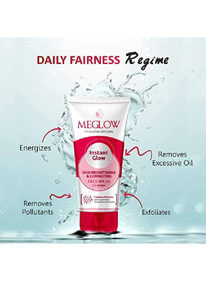 women combo Pack of 3Fairness Cream (1) 50g & Women's Fairness Facewash (2)70g Each for Flawless Fairness